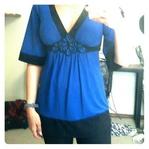 Forever 21 kimono style tunic with tie back